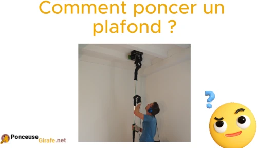 comment poncer un plafond