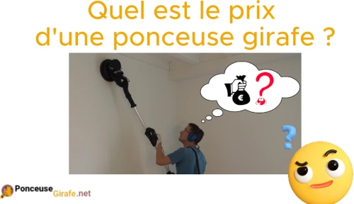 prix ponceuse girafe