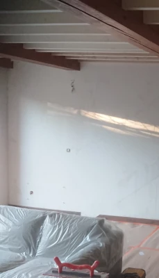 protéger plafond avant ponçage