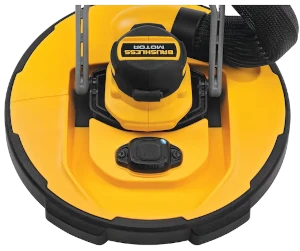 vue du moteur bruschless de la ponceuse girafe Dewalt